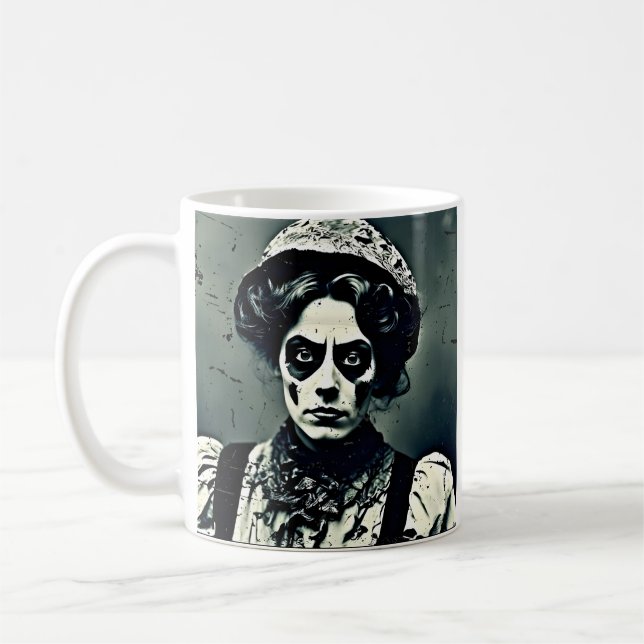 Haunted Clown Coffee Mug (Left)