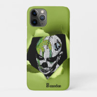 Haunted Clown Shown through Ripped Hole