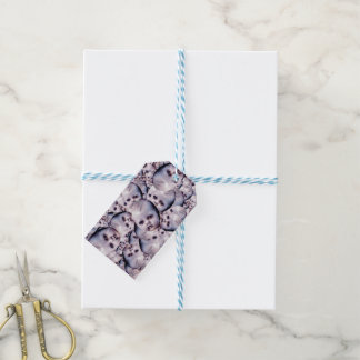 Haunted dolly wrapping paper gift tags