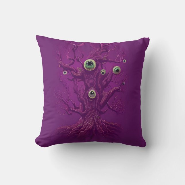 Haunted Dream Tree Cushion (Front)