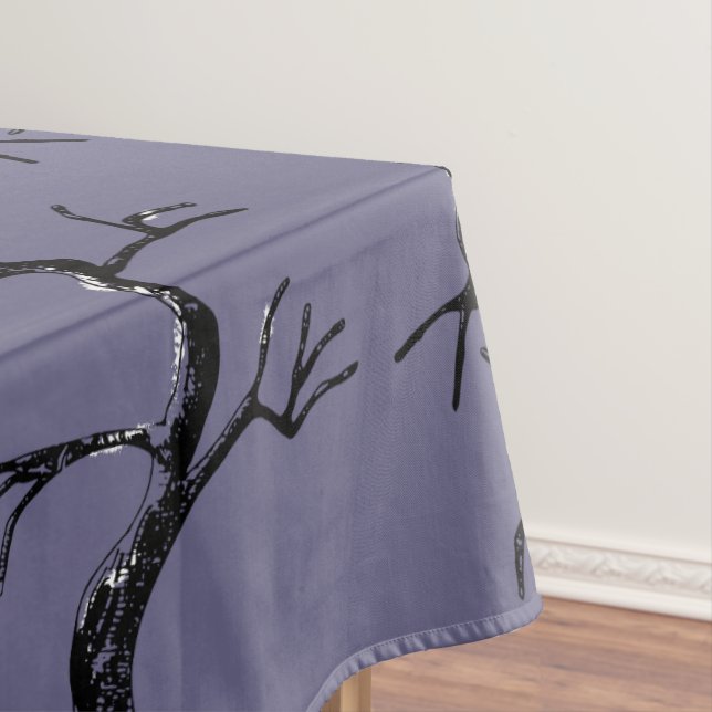 Haunted Eerie Oaks Spooktacular Halloween Tablecloth (In Situ)