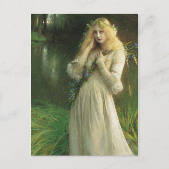 Haunted Eyes Ophelia Postcard (Front)