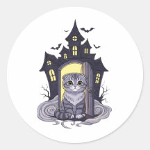 Haunted Fold House – Scottish Fold Cat Halloween