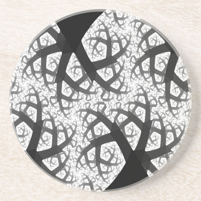 Haunted Forest Fractal Coasters (Front)
