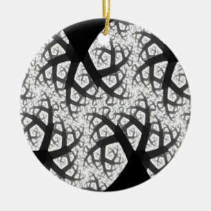 Haunted Forest Gothic Medallion Ceramic Tree Decoration