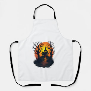 Haunted Forest � Spooky Halloween Nature Tee Apron