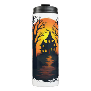 Haunted Forest � Spooky Halloween Nature Tee Thermal Tumbler