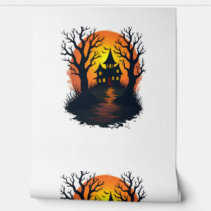 Haunted Forest – Spooky Halloween Nature Tee Wallpaper