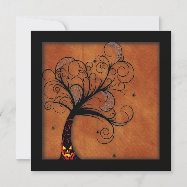 Haunted Forest Wedding Invitations (Front)