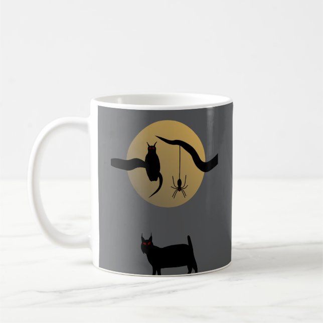 Haunted Full Moon Coffee Mug (Left)