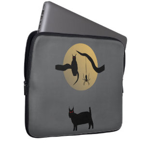 Haunted Full Moon Laptop Sleeve