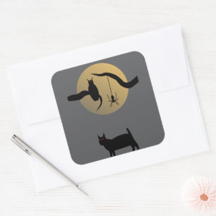 Haunted Full Moon Sticker