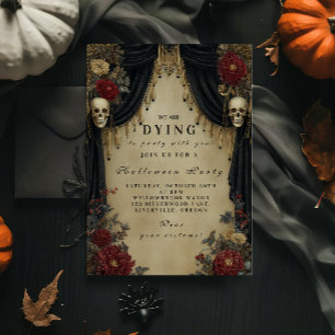 Haunted Gothic Candlelight Halloween Invitation
