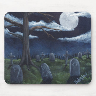 Haunted Graveyard Mouse Pad