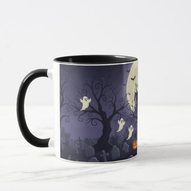 Haunted Graveyard Mug (Left)