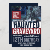 Haunted Graveyard Theme Escape Room Birthday Party