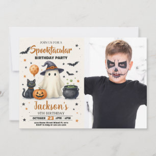 Haunted Halloween Birthday Invitation