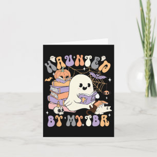 Haunted Halloween Costume Ghost  Card