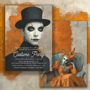  Haunted Halloween Costume Party Invitation