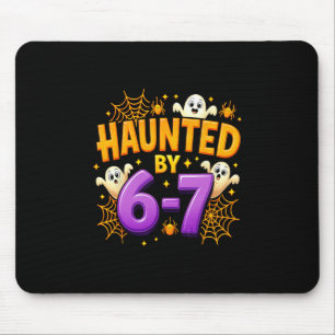 Haunted Halloween Haunted 67 Number 67 Six Seven M Mouse Pad