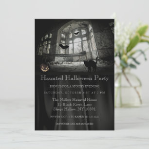 Haunted Halloween Party Invitation