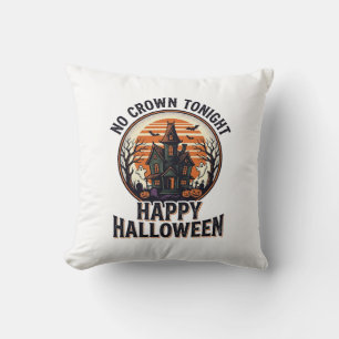 Haunted Halloween Shirt With Spooky Manor Art_1 Cushion