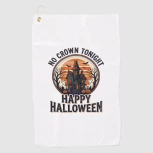 Haunted Halloween Shirt With Spooky Manor Art_1 Golf Towel