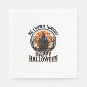 Haunted Halloween Shirt With Spooky Manor Art_1 Napkin