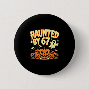 Haunted Halloween Skeleton Haunted Six Seven Numbe 6 Cm Round Badge