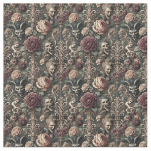 Haunted Harmonics – Gothic Dense Tile Fabric