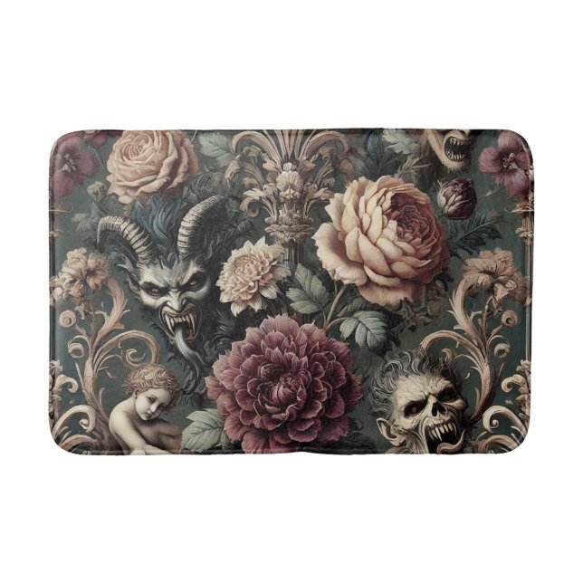 Haunted Harmonics – Gothic Victorian  Bath Mat (Front)