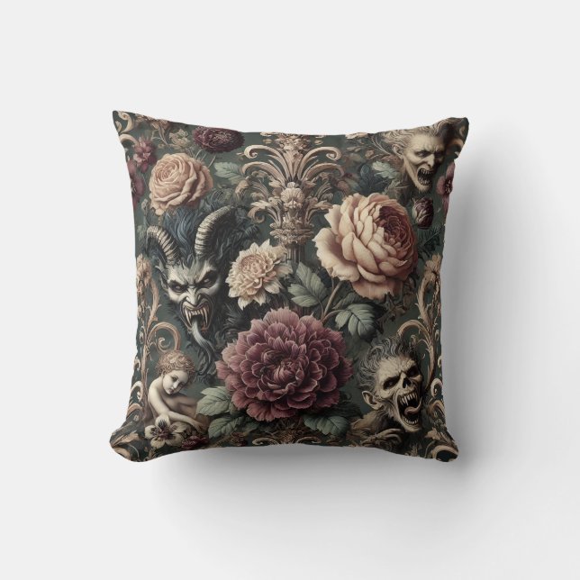 Haunted Harmonics – Gothic Victorian  Cushion (Front)