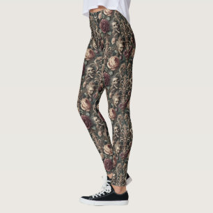 Haunted Harmonics – Gothic Victorian Leggings