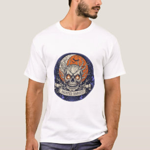 Haunted Harvest Halloween Design T-Shirt