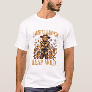 Haunted Harvest Reap Wild Scarecrow Tee