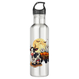 Haunted Hayride Cow 710 Ml Water Bottle