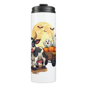 Haunted Hayride Cow Thermal Tumbler