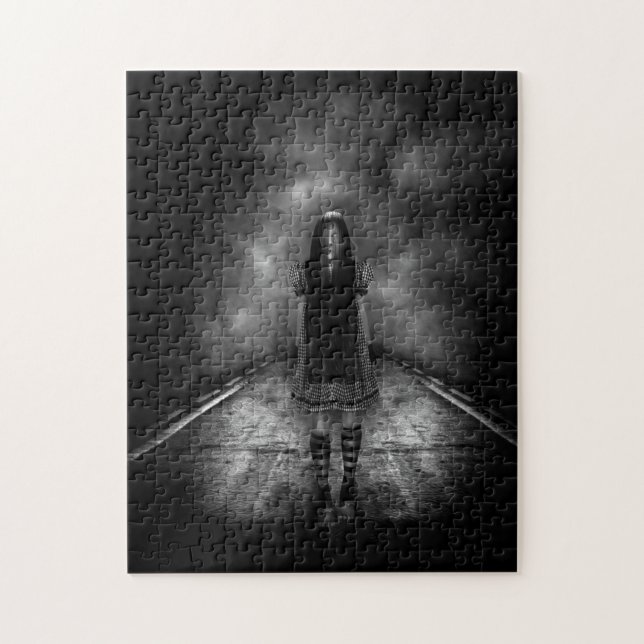 Haunted Highway Jigsaw Puzzle (Vertical)