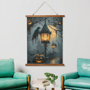 Haunted Hollow – Halloween Night Hanging Tapestry
