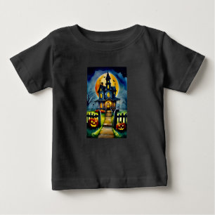 Haunted Hollow & Moon Baby T-Shirt