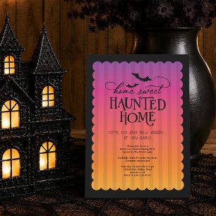Haunted Home Halloween Housewarming Party Invitation