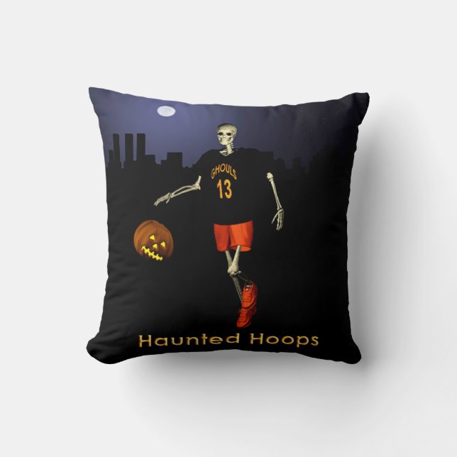 Haunted Hoops Cushion (Front)