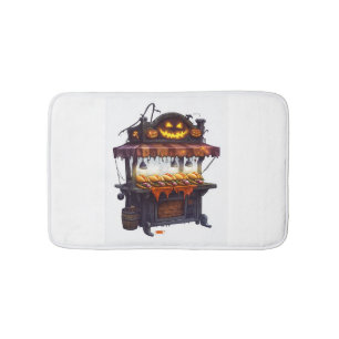 Haunted Hot Dog Stand Bath Mat