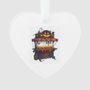 Haunted Hot Dog Stand Ornament
