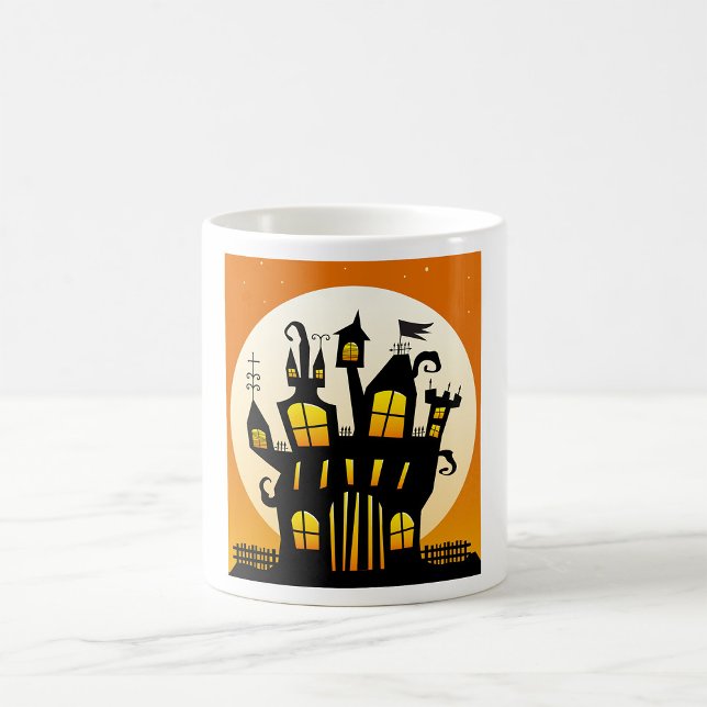 Haunted House And Moon Mug (Creator Uploaded)