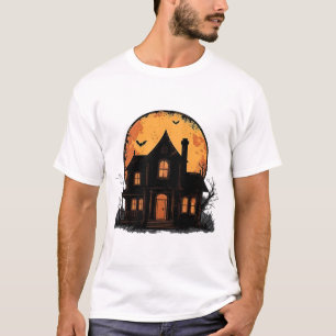 Haunted House at Night T-Shirt