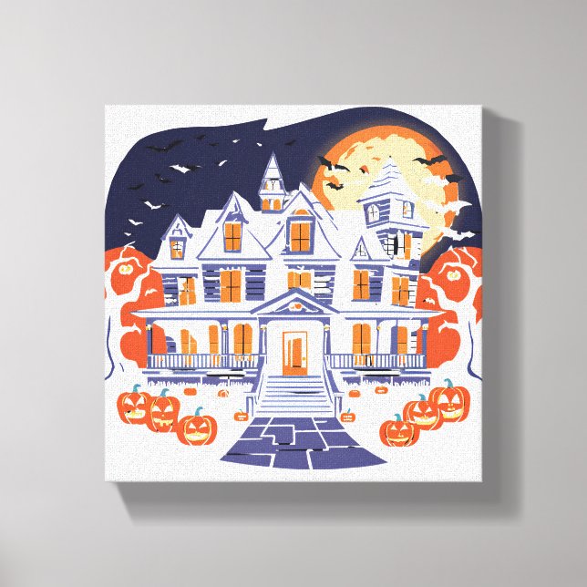 Haunted House Canvas Print (Front)