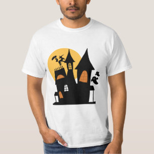 Haunted House Cartoon T-Shirt