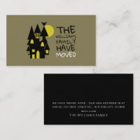Haunted House, Change of Address Card