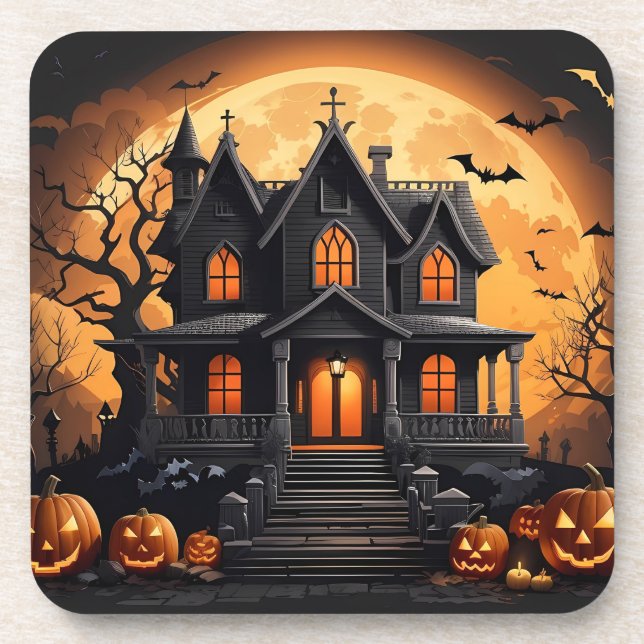 Haunted house coaster (Front)
